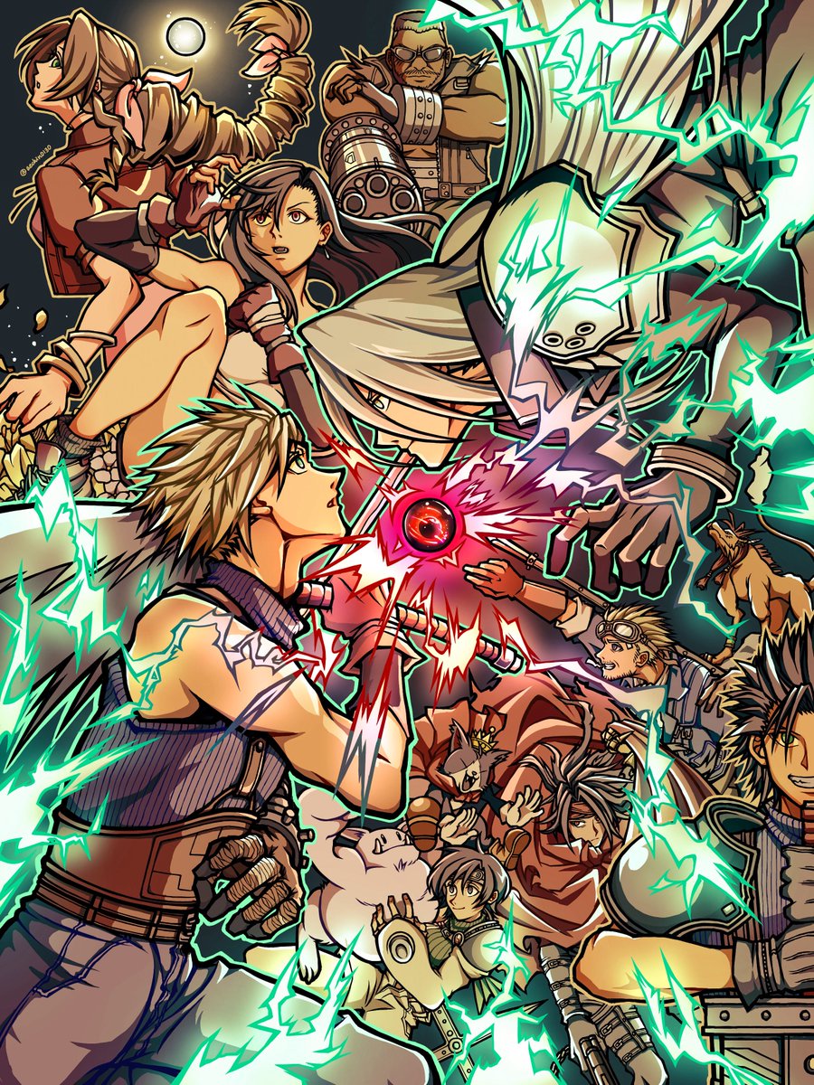 大好きなFF7が今日で29周年☄️
おめでとうございます！
 #FF7_29周年  #FF7_29thanniversary  #ファイナルファンタジーVIIの日