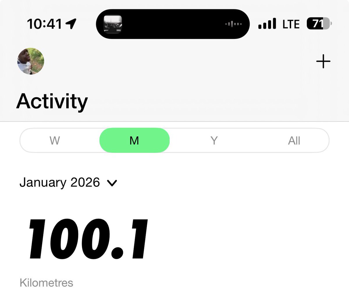 yebszay's tweet image. 100km January 🫵🏾