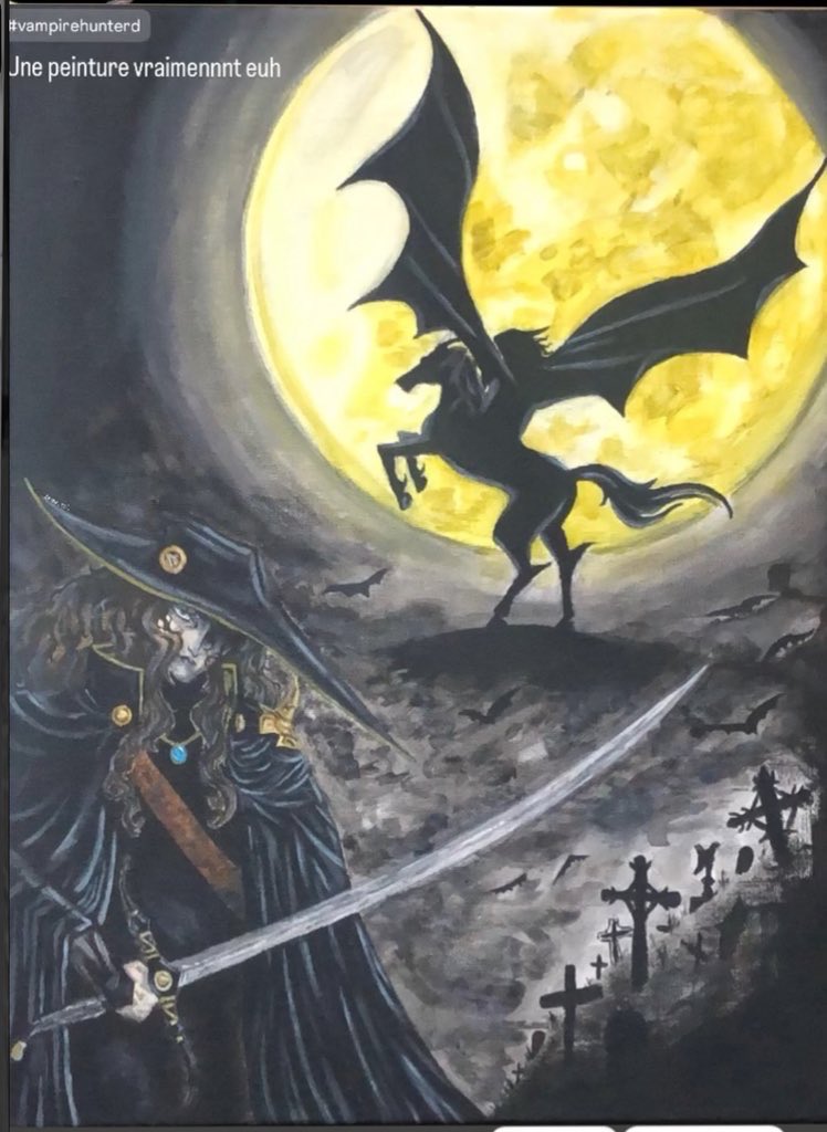 Mena_kah73's tweet photo. 43rd
My First painting
#VampireHunterD https://t.co/YRaG3HhwCi