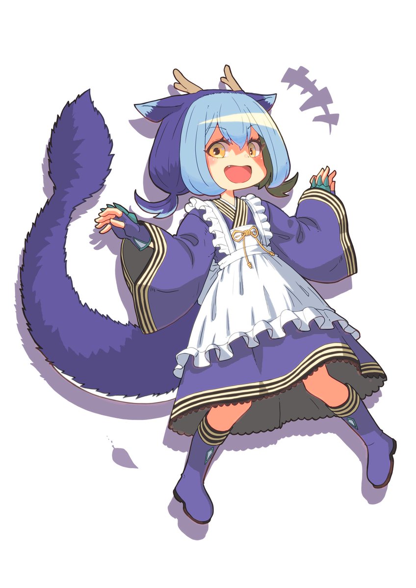 「再掲ドラゴンメイドシリーズ ラドリーはドジっ娘かつドヤ顔のイメージありますよね。」|澁海@OCGオンリーNo.27のイラスト