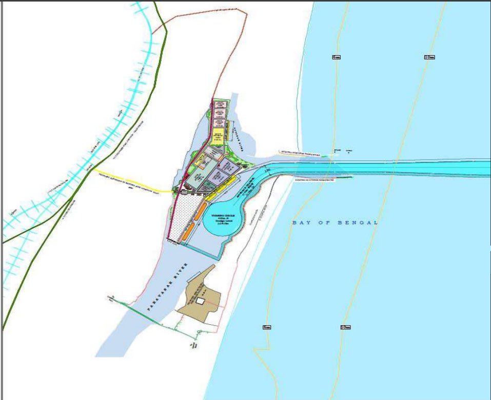 🚨Cuddalore Port Expansion is finally taking!! Hyderabad based Mahati Port which won the bid to operate the port has applied for approvals including for small ship building/repair facility!!
🔹Total area : 146 acres
🔹Cargo Capacity : 11.48 MTPA 
🔹Project cost : 650 Crs 
🔹34