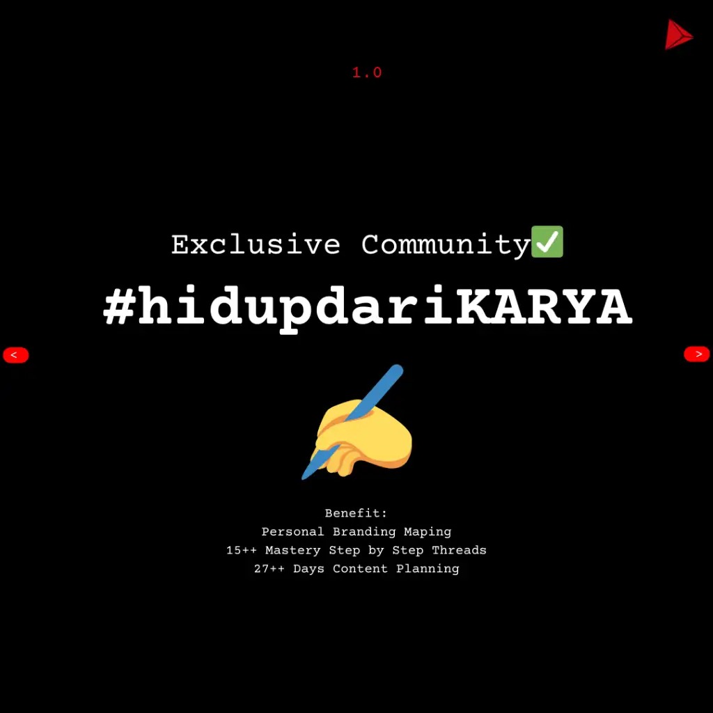 CUMA SCROLL TAPI GAK DAPET CUAN APA GAK BOSEN

Banyak org gagal di Threads karna main tabrak tanpa pola padahal ada logic vital biar kau bisa mandiri finansial lewat karya

Kenalin Template 15 Mastery Step by Step Threads GOD VERSION

Isinya daging semua mulai dari setup akun yg