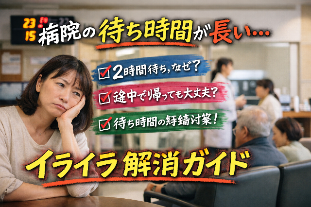 tgaia173's tweet photo. 病院の待ち時間が長すぎてイライラ…。
「病院 予約 した のに2時間待ち」
どういうこと！
実は「理由」と「対策」を知るだけで、待ち時間のストレスはかなり減らせます。
予約の落とし穴、外出OKの判断、我慢しない選択肢までまとめました。

https://t.co/LnoTyvhTpd

＃病院待ち時間長い https://t.co/ojMCTFZ4Or