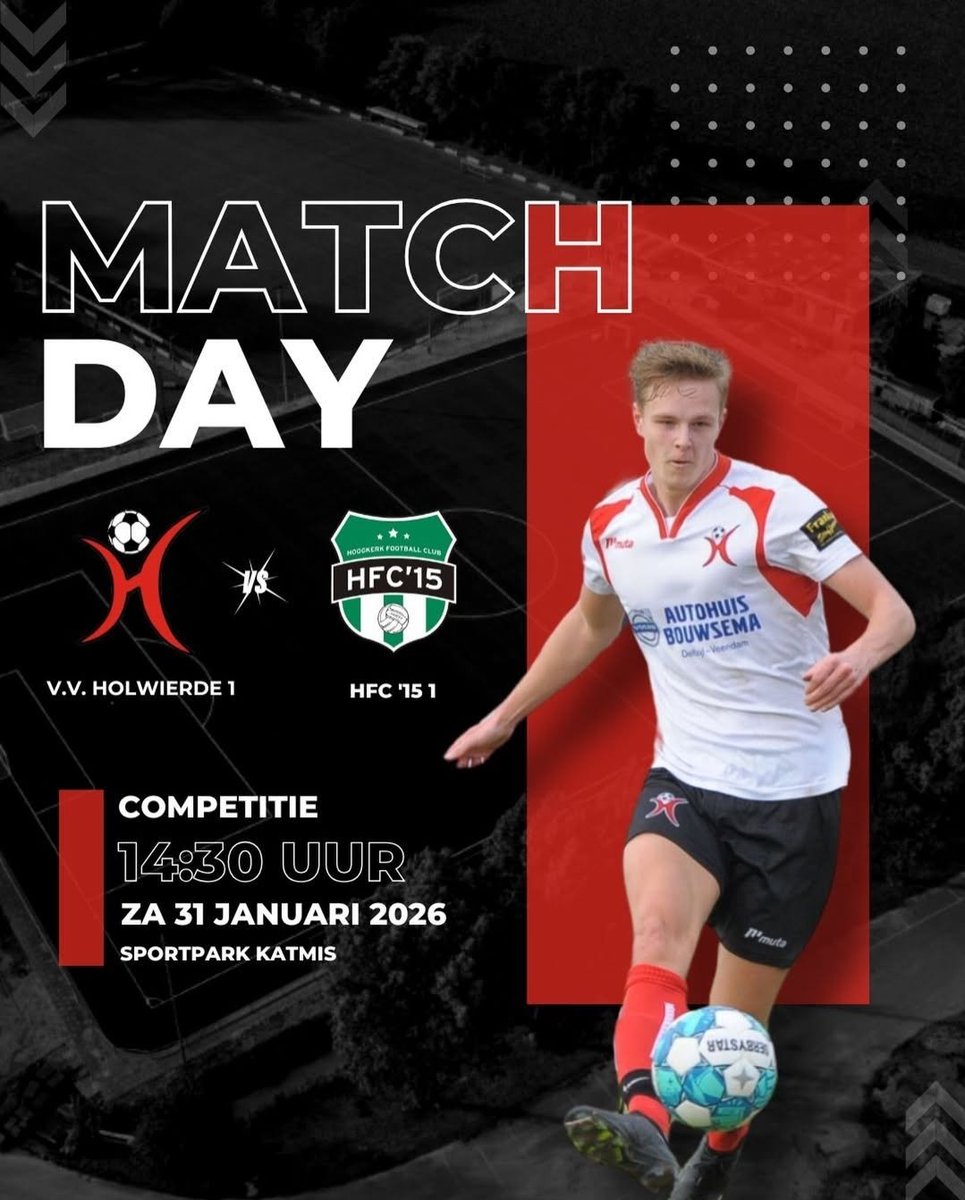 1 van de drie wedstrijden in de provincie Groningen die doorgaat  vanmiddag