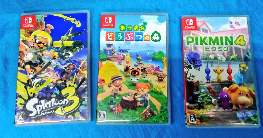 Switch 『スプラトゥーン3』『あつまれどうぶつの森』 『モンハン
