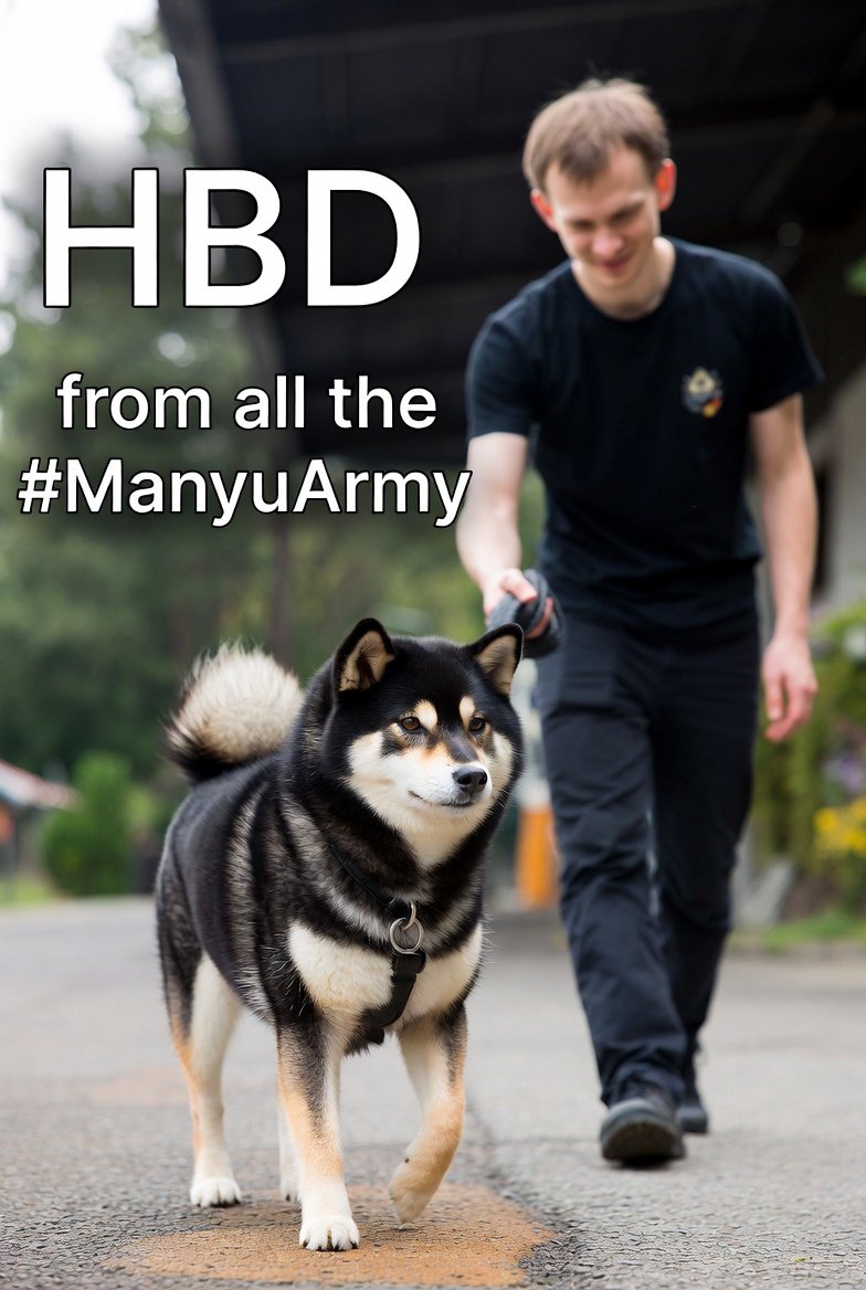 Happy birthday <a href="/VitalikButerin/">vitalik.eth</a> 

The #ManyuArmy is ready to take $MANYU and ETH to the next level and create CRYPTO HISTORY 🐾

#manyu
#eth
#shib
#vitalik
