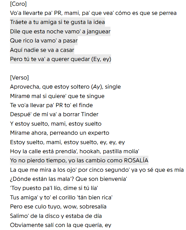 Siiiiii, es complicadísimo entenderlo a bad bunny!!! hay que estudiar una barbaridad para desglosar semejante poesía!!!!!!! Jajaja despierten hermano