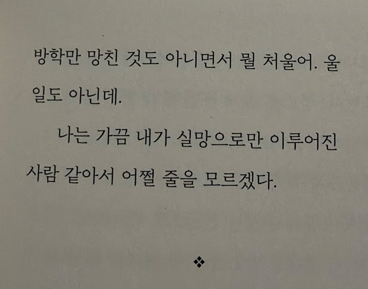 나는 가끔 내가 실망으로만 이루어진 사람 같아서 어쩔 줄을 모르겠다.

이게 『라비우와 링과』 여기에 나오는 거였구나,,,