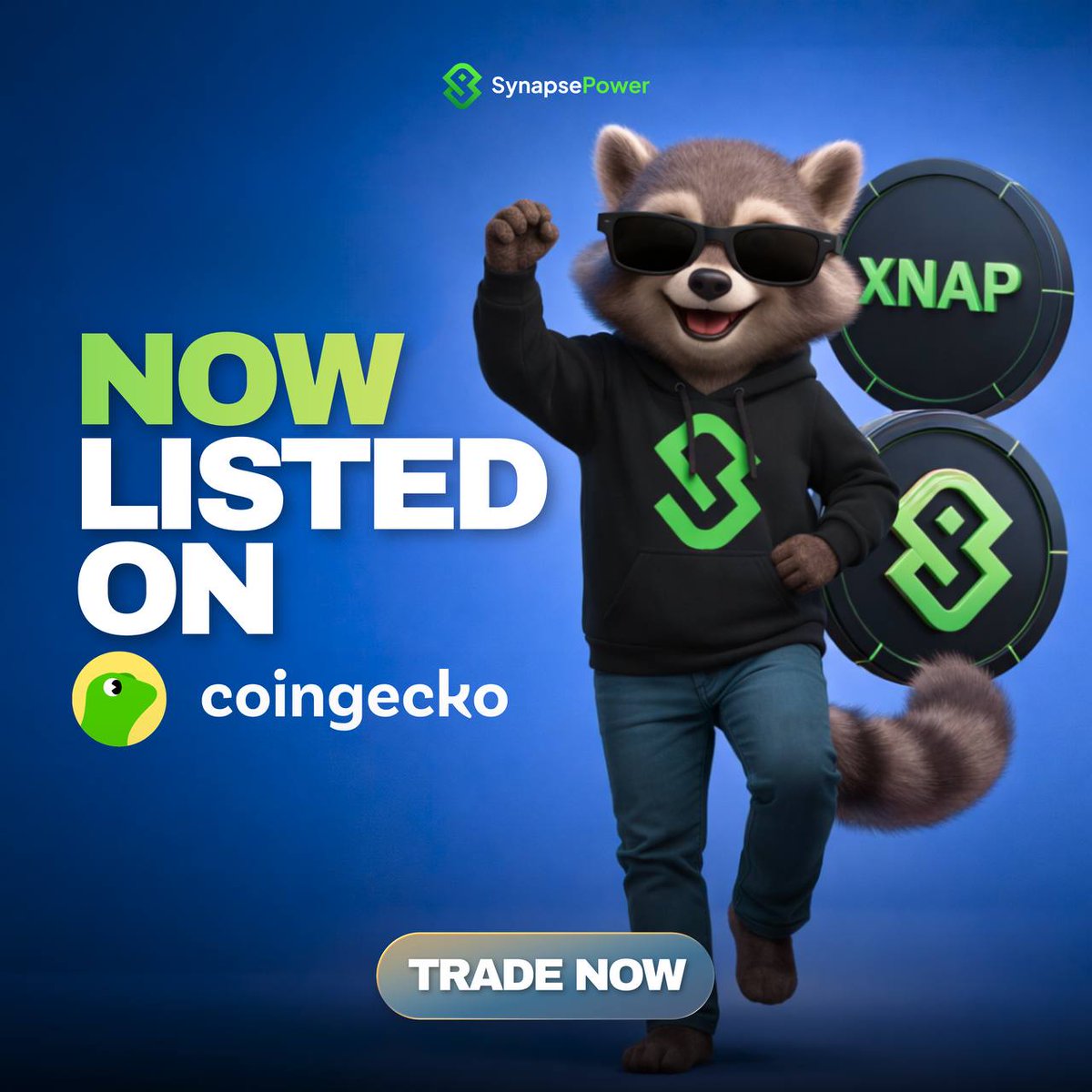 🦎 XNAP Is Now Listed on CoinGecko

We’re excited to share that XNAP is now officially listed on CoinGecko.

This listing improves visibility, transparency, and access to real-time market data for the XNAP community, including price tracking, volume, and on-chain information.

🔎