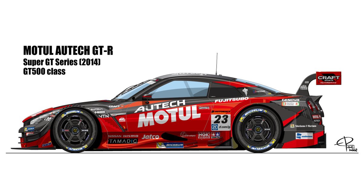 MOTUL AUTECH GT-R (2014)
スーパーGT GT500クラス
(SUPER GT 30YEARS 表紙用イラスト)
#SUPERGT #スーパーGT
#gtr #motul #AUTECH
#nissan #日産 #nismo #ニスモ