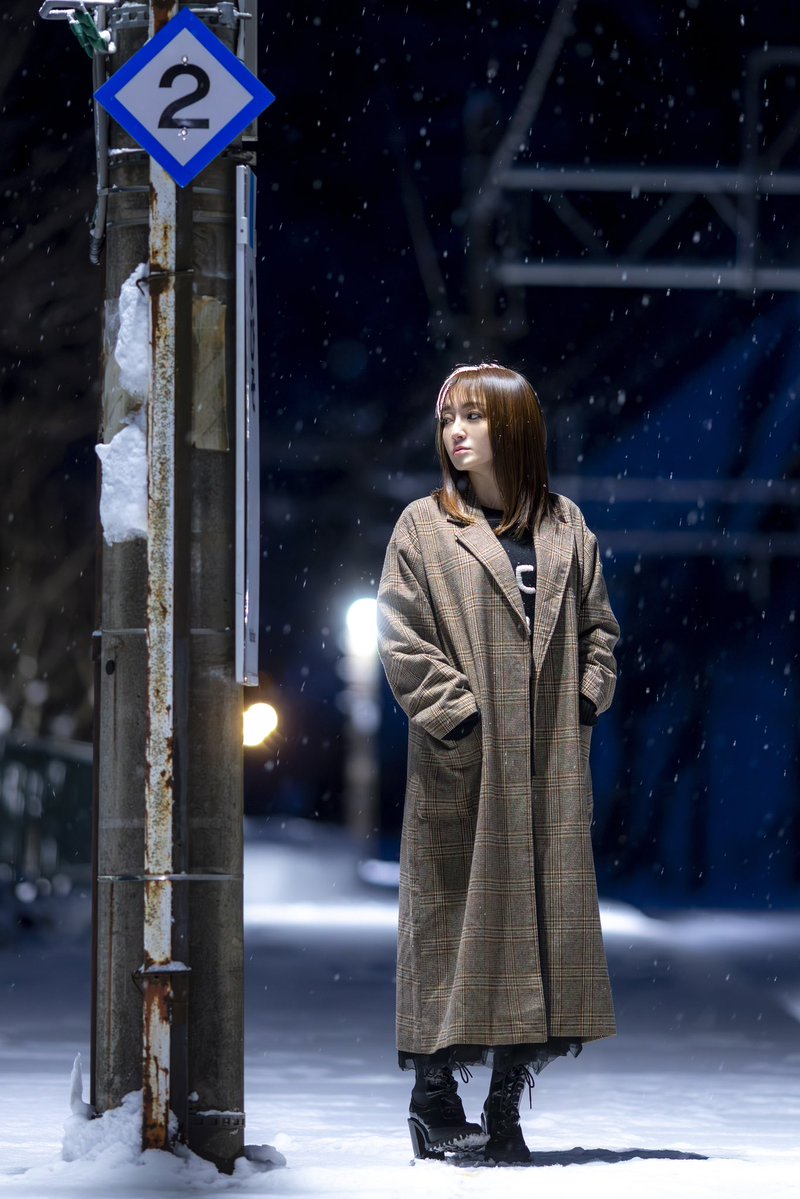 BondsSam's tweet image. しんしんと雪降る国境の夜
Model : Hakobe Chikuma