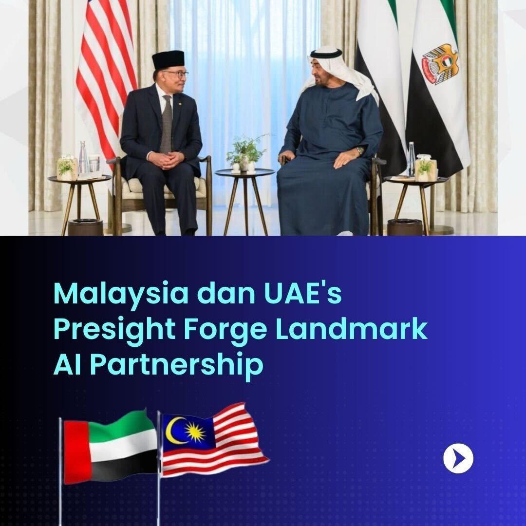 PAS_PalauPinang's tweet photo. Ini bukan sekadar MoU teknologi biasa, ini soal kedaulatan, keselamatan, dan skala.
Dengan penyertaan Rwanda, kerjasama ini menjadi inisiatif Global South yang menekankan bakat, kepercayaan, dan tadbir urus AI yang bertanggungjawab.
#AI #AwanBerdaulat #UAEMalaysia #Presight https://t.co/L9Mud9XmQH