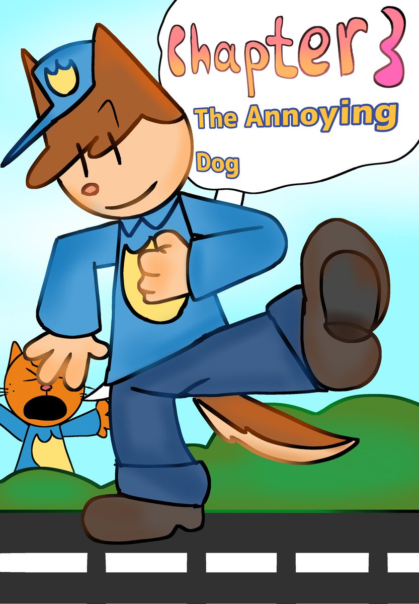 vod98778's tweet photo. The third chapter, “The Annoying Dog,” is in development. Knight will annoy everyone, but beneath it, his growth as a smart cop and detective continues.
[#Dogman #ManDog #officerKnight] https://t.co/ZaLyNKk87I