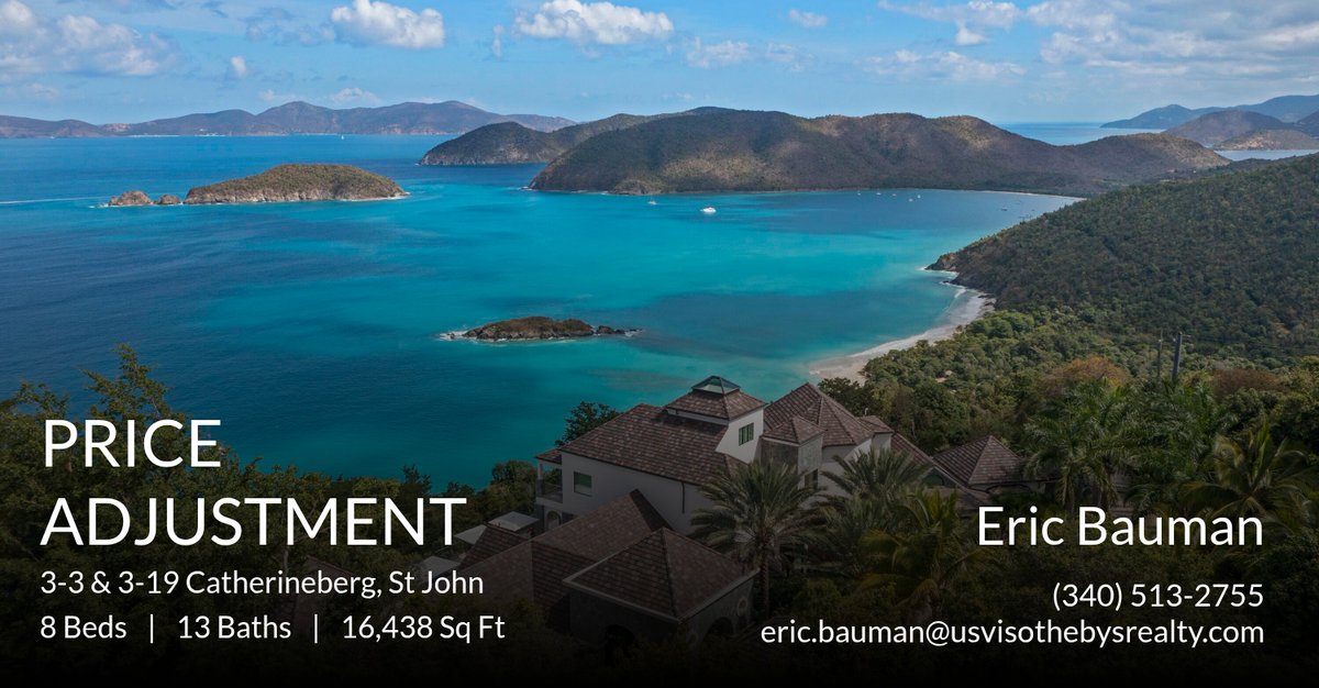 EdB1023's tweet photo. 📍 Price Adjustment 📍 This recently reduced home at 3-3 &amp; 3-19 Catherineberg in St John won't last long, so, don't wait to set up a showing! Reach out here or at (340) 513-2755 for more information! https://t.co/EFdCHagZpV https://t.co/NzavY1lVMI
