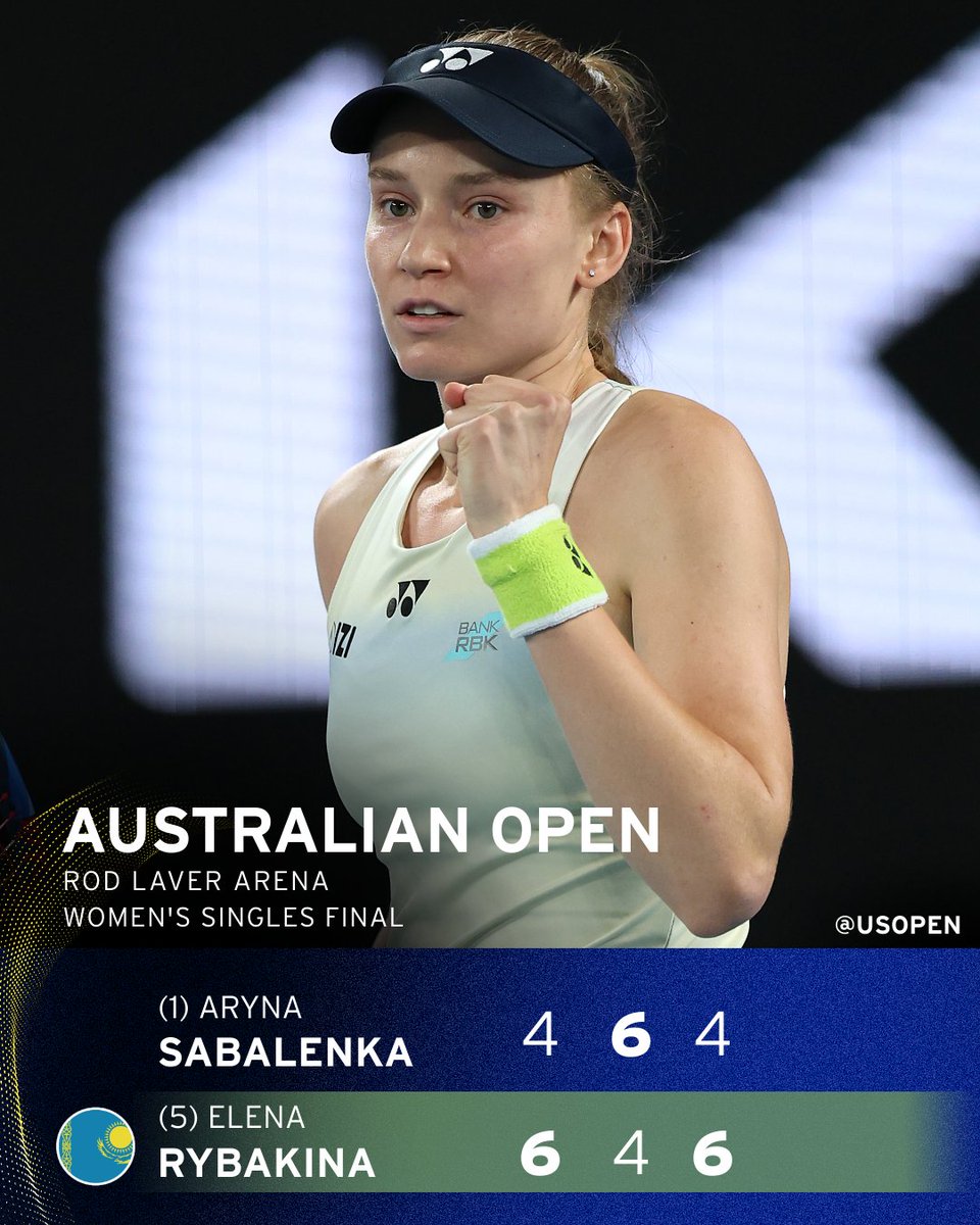 Elena Rybakina reigns in Melbourne!
