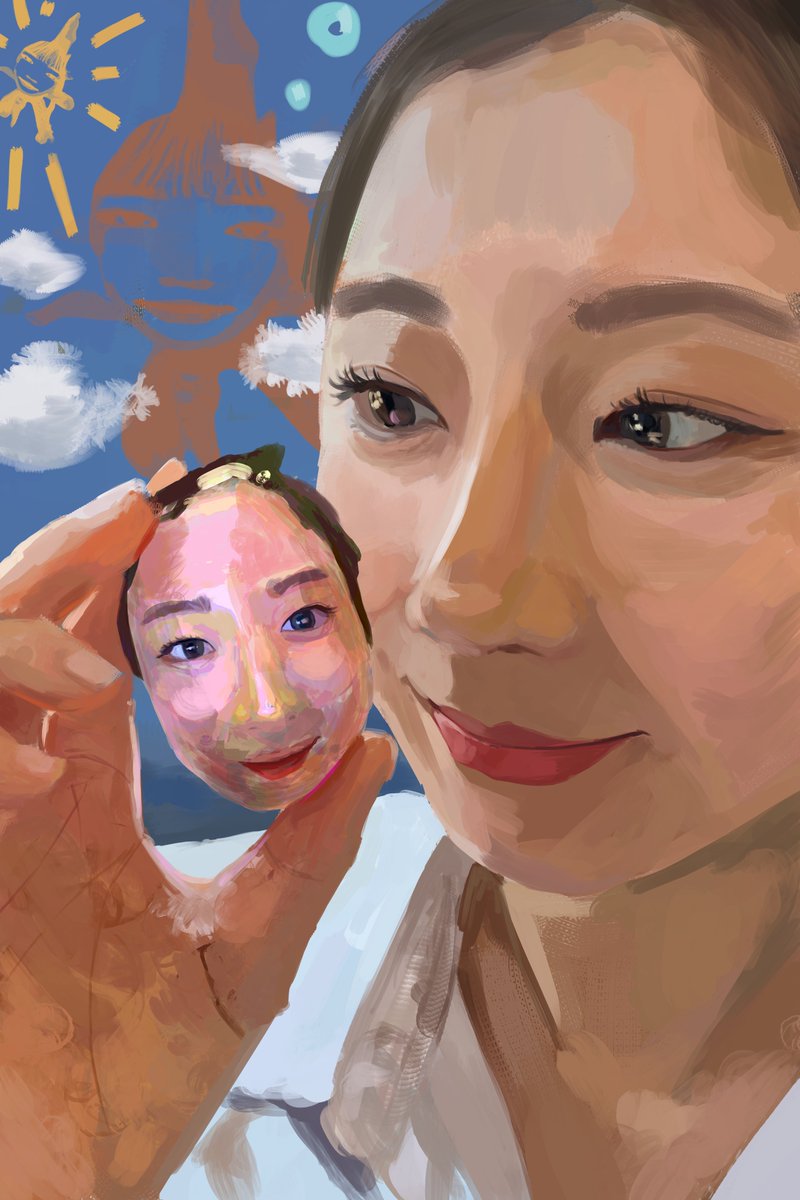 kotonesque's tweet image. what if kaede egg met the kaede egg . . . glup