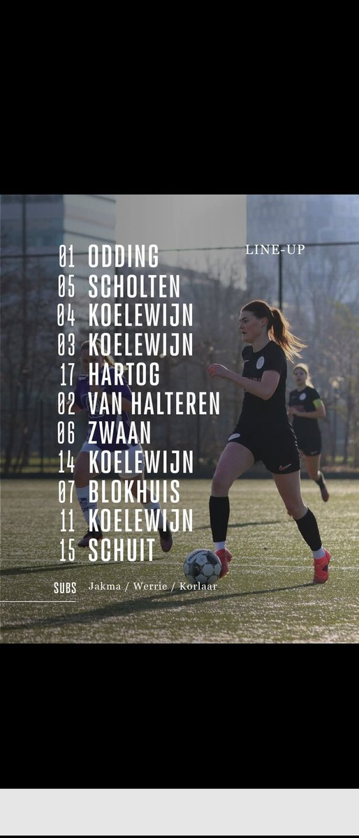De opstelling