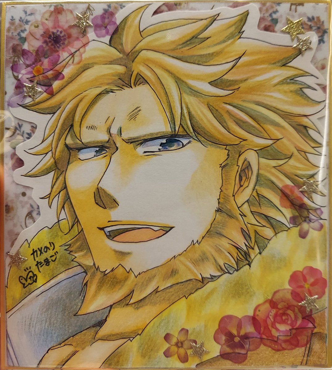 今月描いた絵を晒そう 今月は色紙を6枚描きました