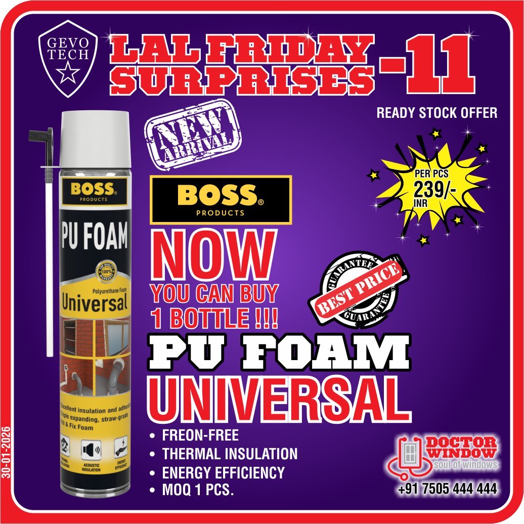 DOCTORWINDOW_IN's tweet image. GEVO TECH BOSS PU FOAM UNIVERSAL
GEVO TECH FUSION U PACKER (1, 3 &amp;amp; 5mm THICKNESS)
GEVO TECH EPDM PRO GASKET
GEVO TECH WATER DRAINAGE CAP

#pufoam #upacker #epdmgasket #waterdrainagecap #doctorwindow #soulofwindows #hardware #besthardware #hardwareaccessories #door #window