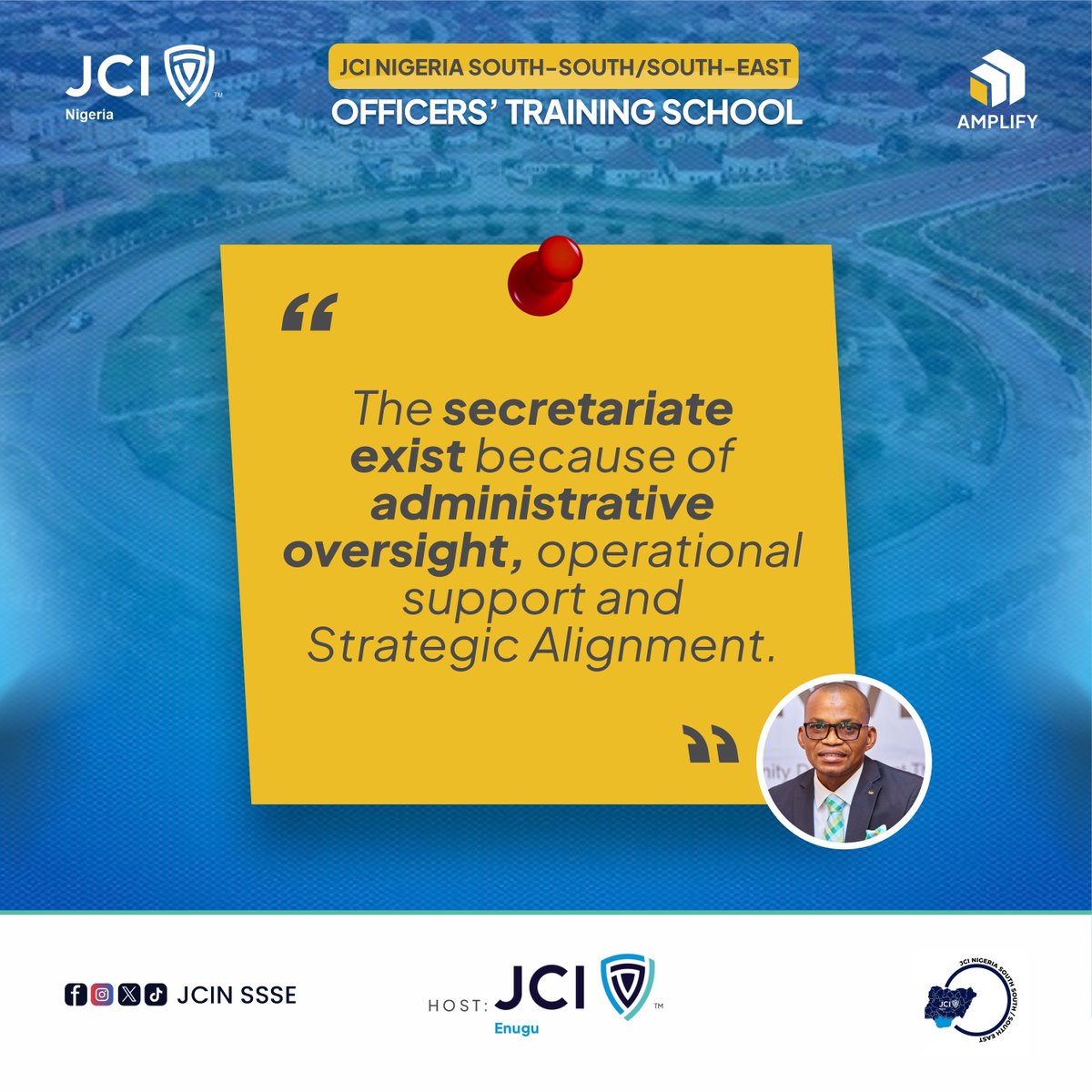 jcin_ssse's tweet photo. “Secretariat management is the engine room of every effective organization.”

Highlights from the session on JCI Nigeria Secretariat Management, facilitated by JCI Sen. Sanni Babatunde Ajani - Interim Executive Secretary, JCI Nigeria, at #AreaOTS2026 https://t.co/aPYsAJd2Ep