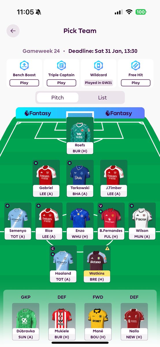 Juxn1_'s tweet photo. @thefplbois 0.2m banked and 1ft, maybe Watkins to JP? Thank you what do you think https://t.co/djMuyN1glH