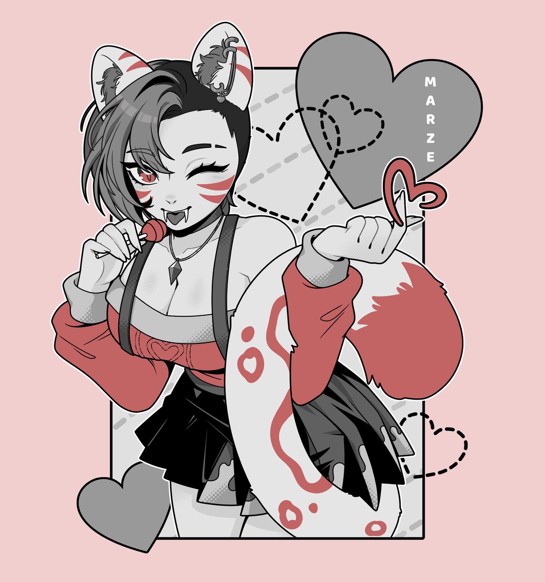 Waifu cup saber tooth 🐯🩷

#mARTze