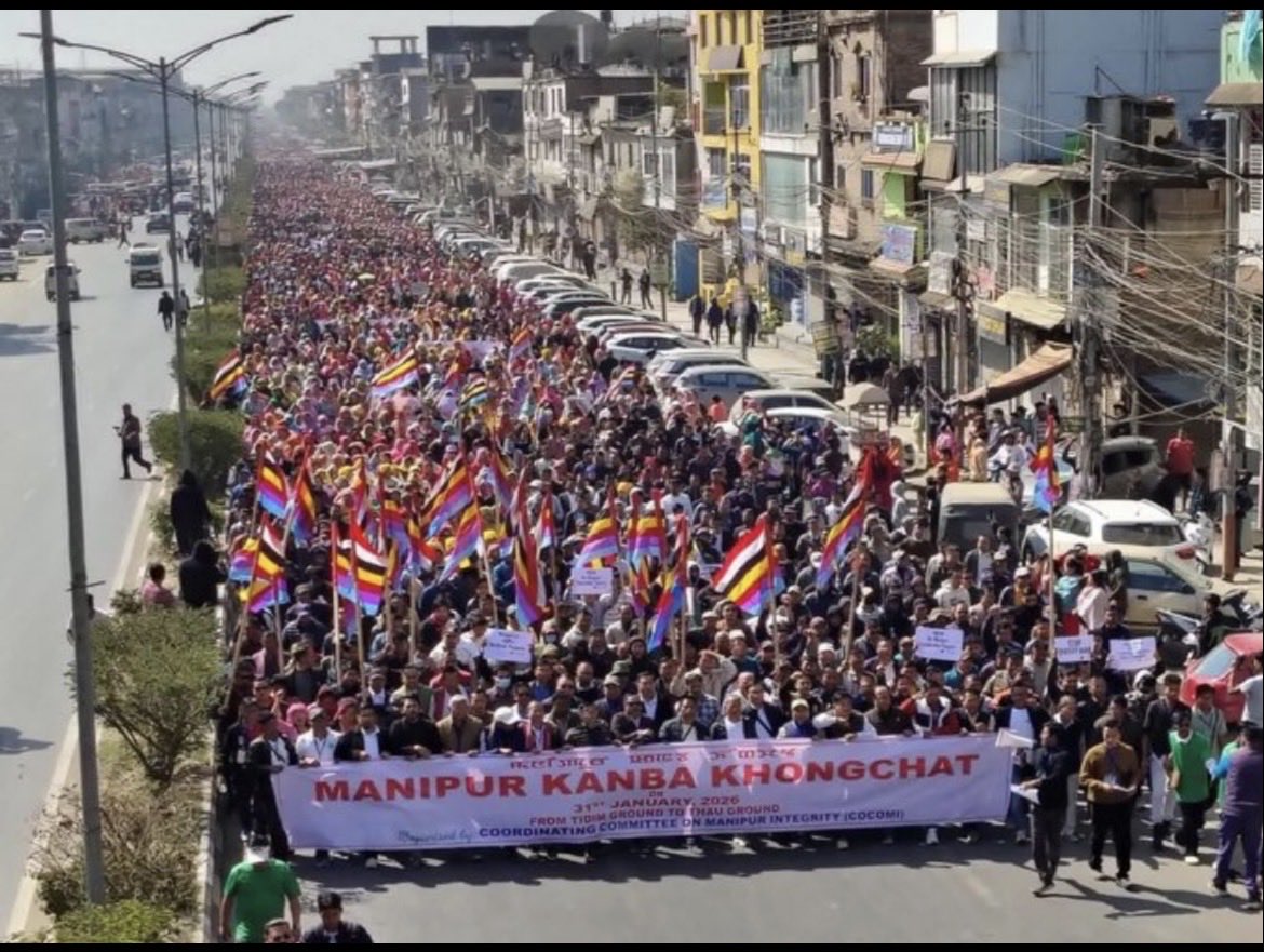 Save the people of Manipur or leave Manipur.

If the #GOI has no intention to:

👉End its proxy war using #KukiMilitants against Manipur.

👉Stop sacrificing the indigenous people of Manipur for national interests.

👉Stop holding Manipuris hostage

<a href="/RoshanKrRaii/">Roshan Rai</a>