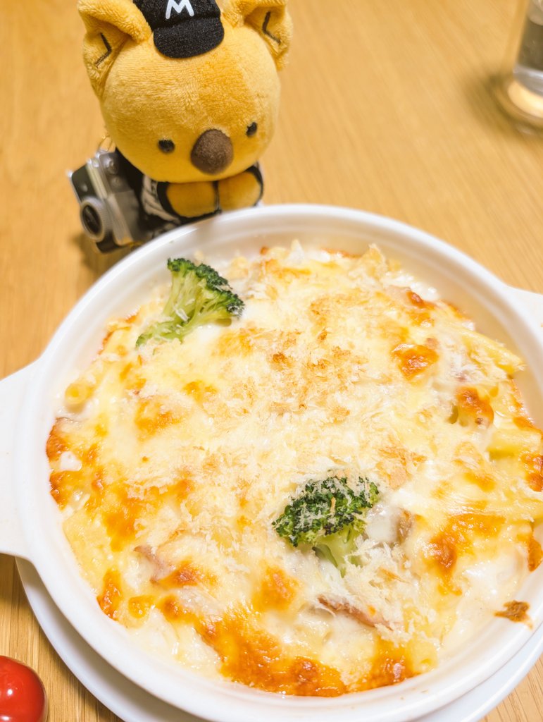 今日はグラタン🦐