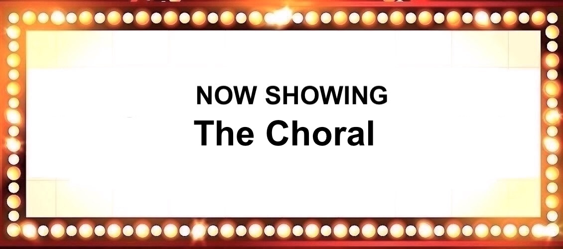 KatherineSum1's tweet photo. Thinking of seeing THE CHORAL?
READ my review at https://t.co/bq1ZG2eMI8
LISTEN on spotify: https://t.co/5mNSW8jO1R
or Apple Podcasts: 
https://t.co/dWyQcVpNCm https://t.co/pvsHFBGQq9