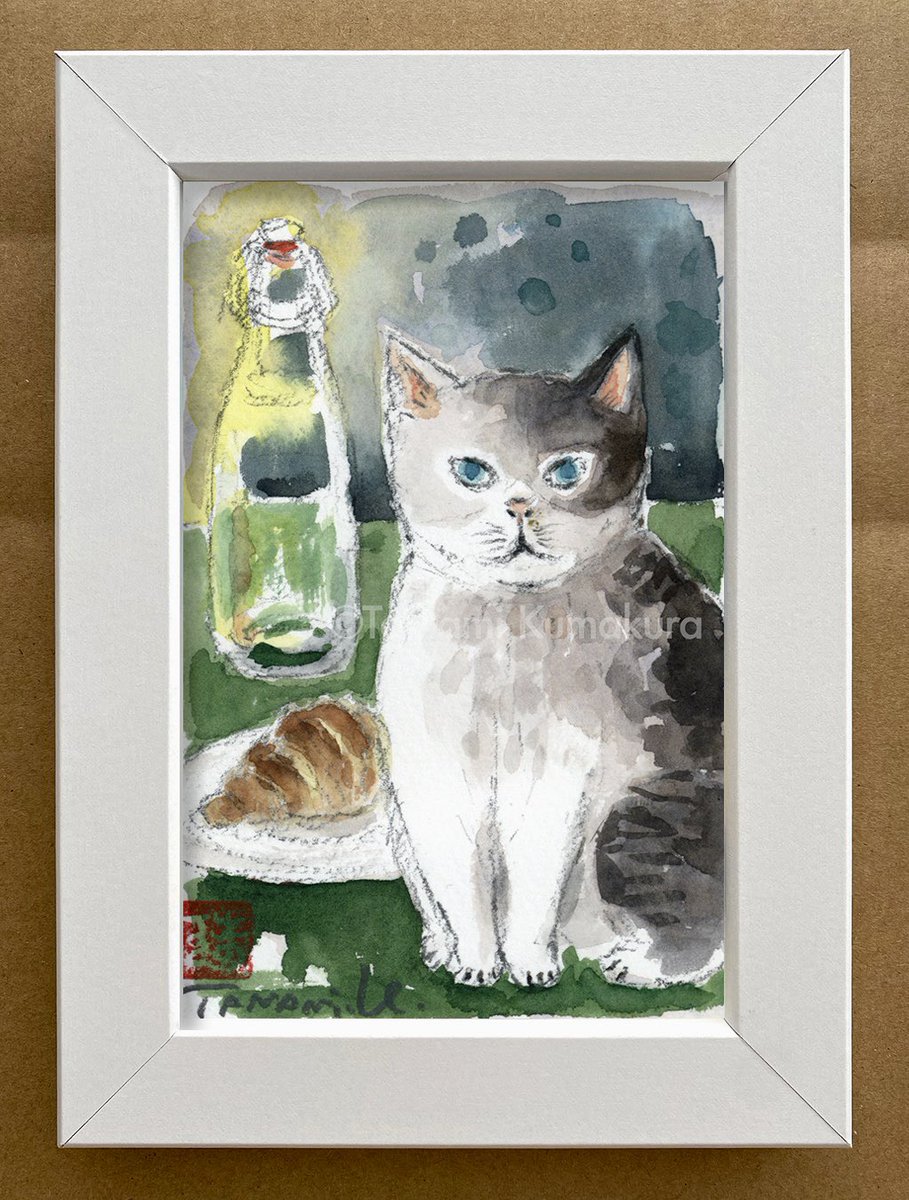 くまくら珠美さん　ポストカード原画