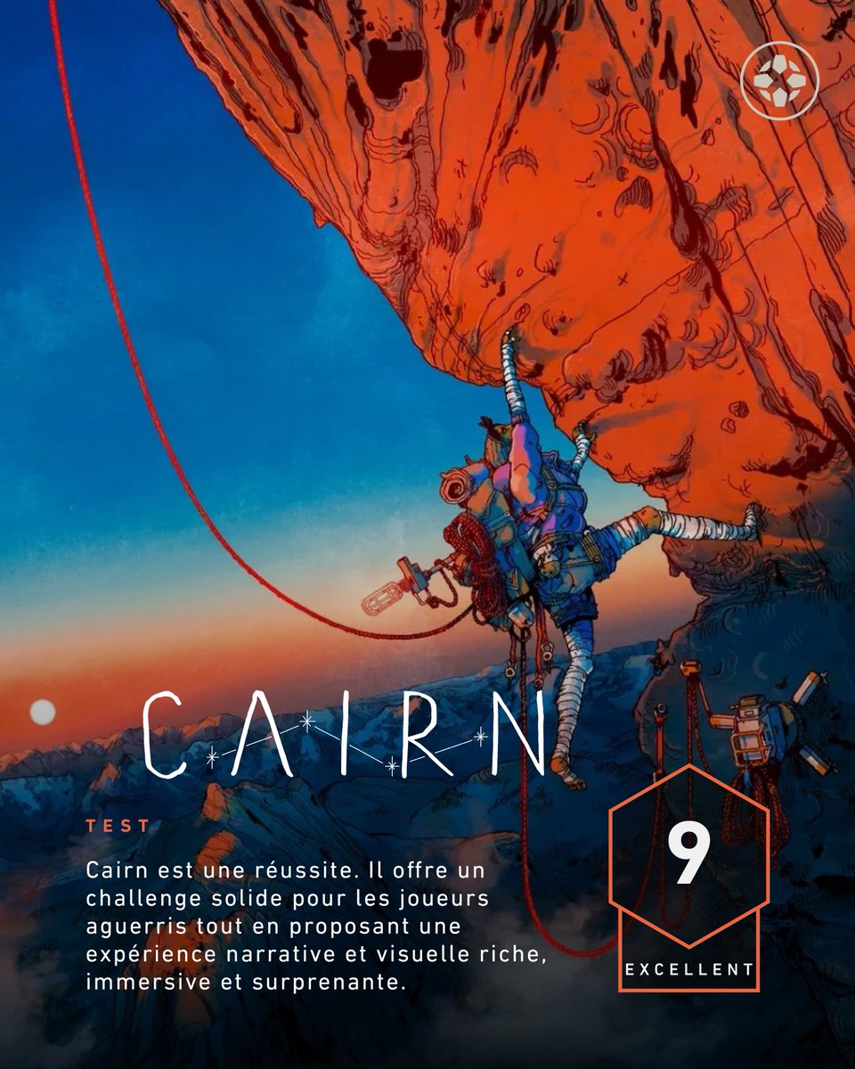 Cairn est un jeu difficile, mais équilibré, qui séduira autant les amateurs de défis techniques que les explorateurs en quête d’un récit captivant.

Le test par <a href="/the_gentlegamer/">Cyck The Gentlegamer</a> ⬇️