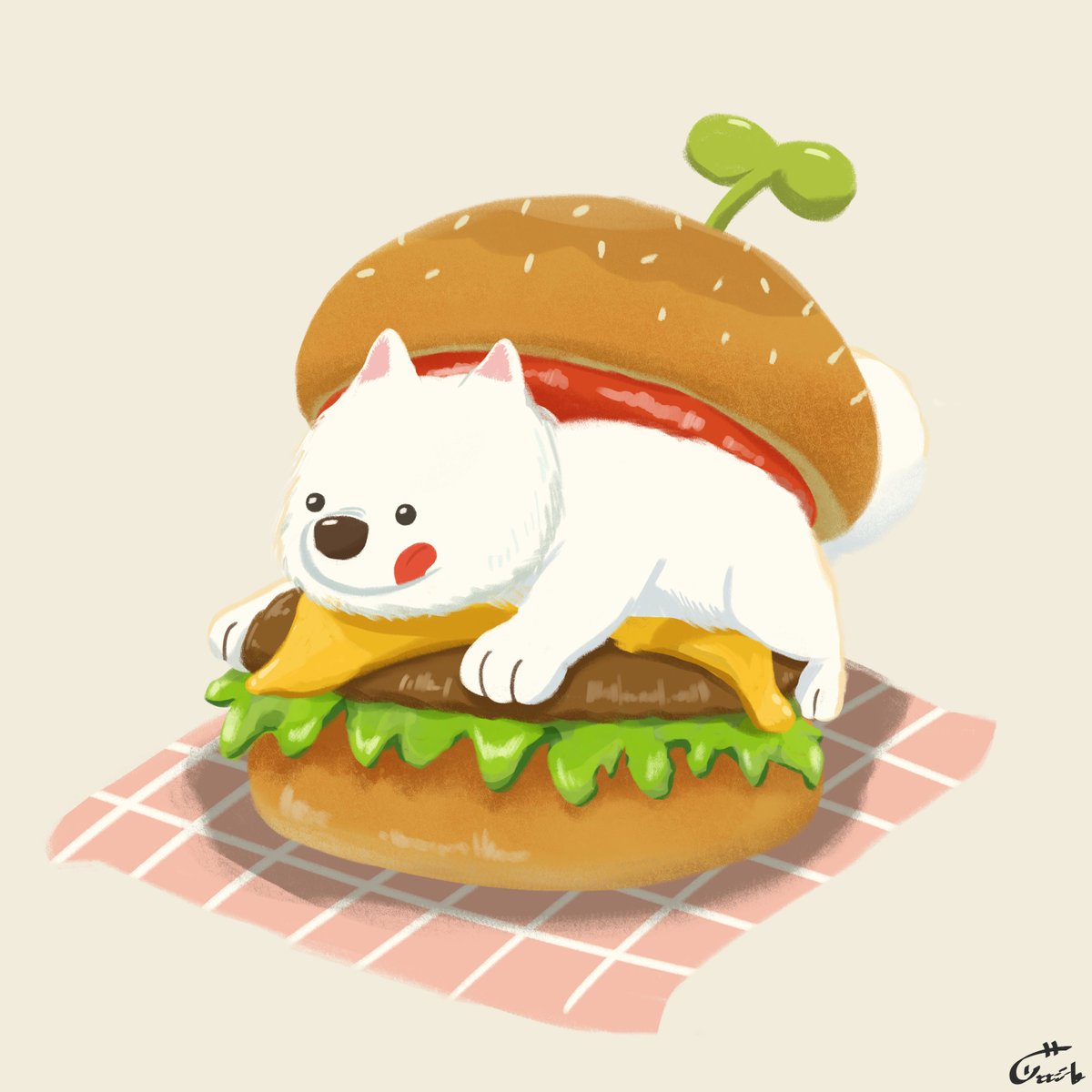 今月描いた絵を晒そう わんこばかり描いてました🐶