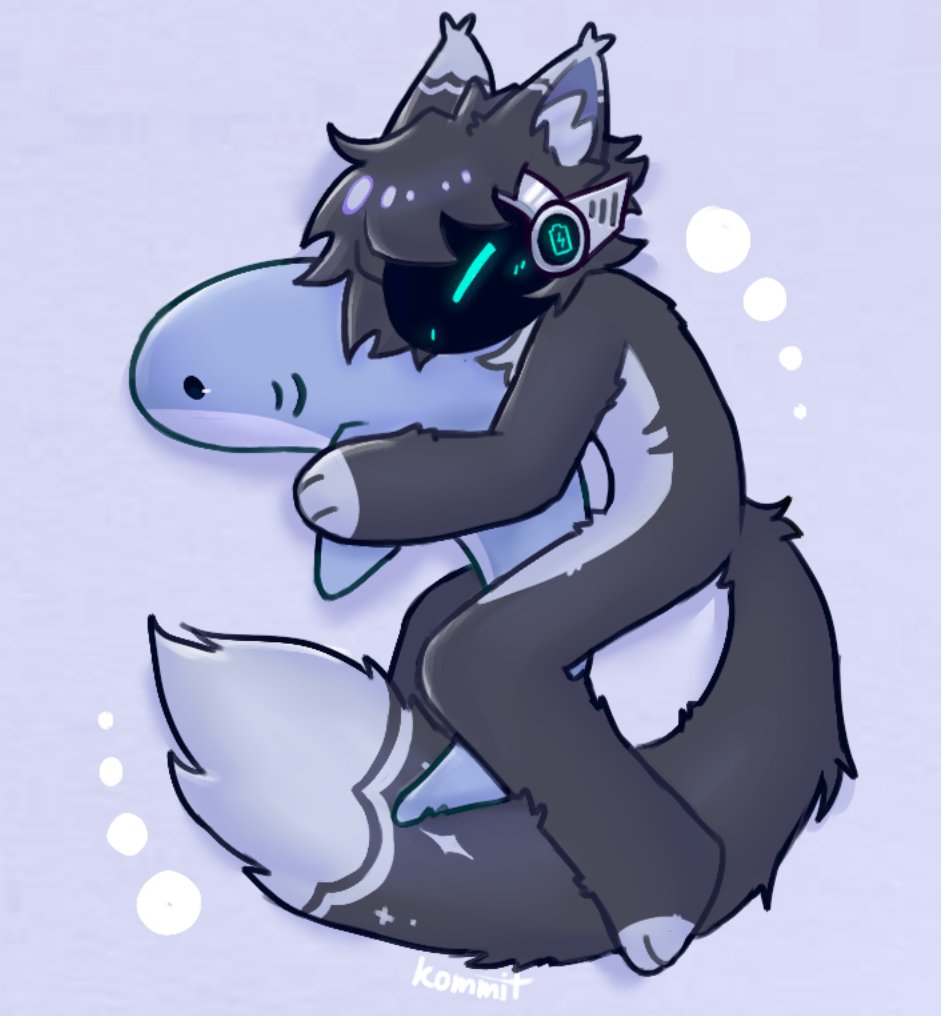 kommittt's tweet photo. i made this a whiiile ago but never posted it here so uh  yeah! blähaj :] https://t.co/3xkgE1znMi