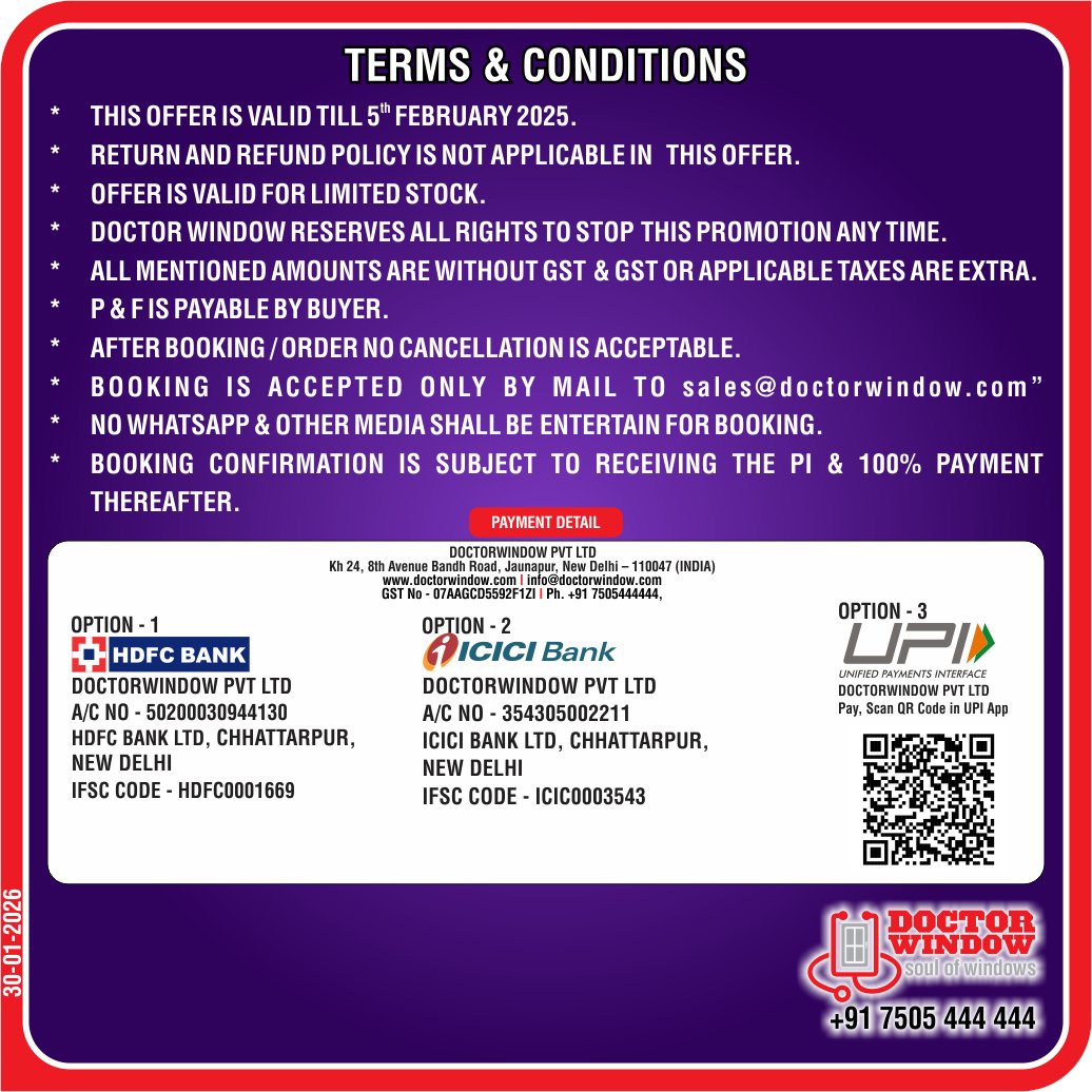 DOCTORWINDOW_IN's tweet image. GEVO TECH ALUMINIUM RAILTRACK HOLLOW FOR UNIVERSAL SECTION- (CHANNEL 5mm)

#aluminiumrailtrack #railtrack #aluminiumproducts #doctorwindow #soulofwindows #hardware #besthardware #hardwareaccessories #door #window