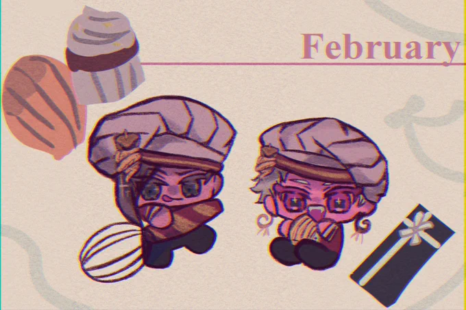 #ツイステファンアート #twstファンアート 2月スカラビア