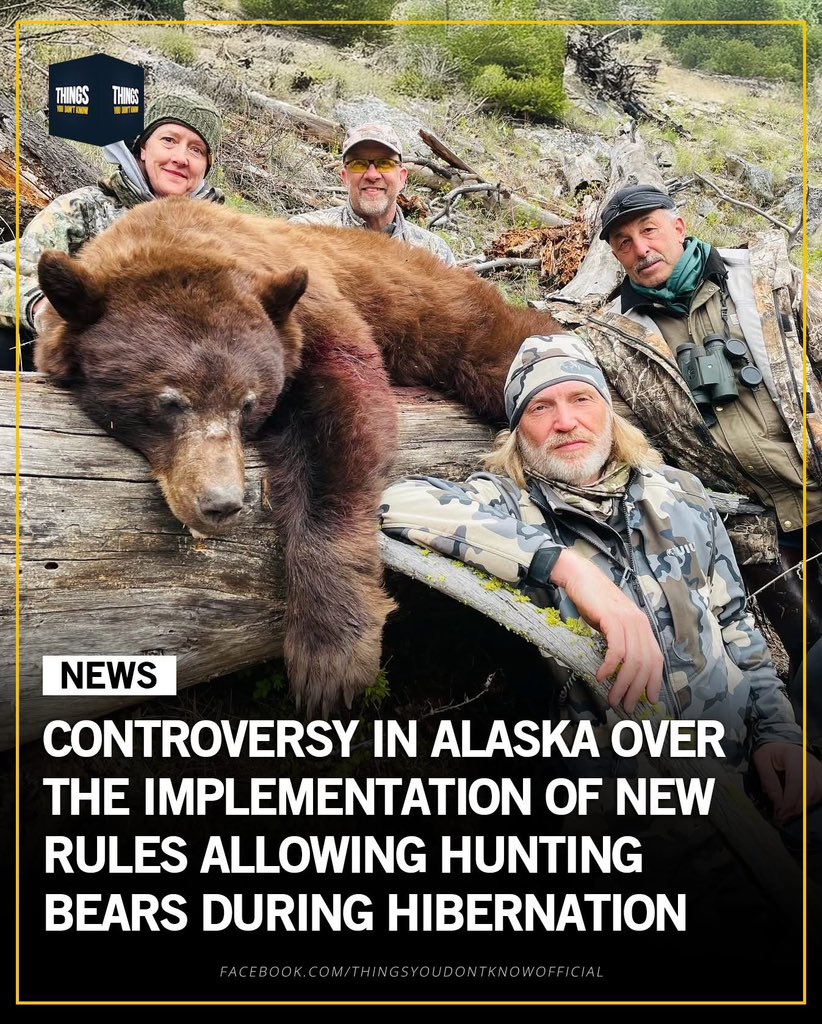 A policy change that split public opinion overnight.

New regulations in parts of Alaska now allow certain bear hunting practices during hibernation, including actions that were previously banned in national preserves. Supporters argue the changes align federal lands with state
