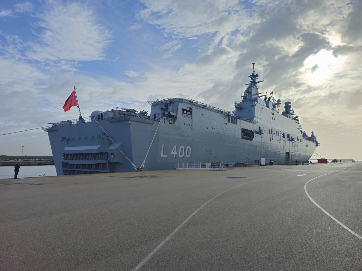 tcsavunma's tweet photo. 🗓️30-31 Ocak 2026

🇹🇷TCG Anadolu, 🇹🇷TCG Derya, 🇹🇷TCG Oruçreis ve 🇹🇷TCG İstanbul’dan teşkil edilen Anadolu Türk Deniz Görev Kuvveti, STEADFAST DART 2026 Tatbikatı kapsamında Rota/İspanya’ya liman ziyareti gerçekleştiriyor.

🗓️30-31 January 2026

As part of Exercise STEADFAST DART 2026, the Anadolu Turkish Maritime Task Force, comprising  🇹🇷 TCG Anadolu, 🇹🇷 TCG Derya, 🇹🇷 TCG Oruçreis and  🇹🇷 TCG İstanbul, is conducting a port visit to Rota, Spain.

#MillîSavunmaBakanlığı | #StrongerTogether | #WeAreNATO | #DeterAndDefend

@NATO
@SHAPE_NATO 
@NATOJFCBS
@NATO_MARCOM