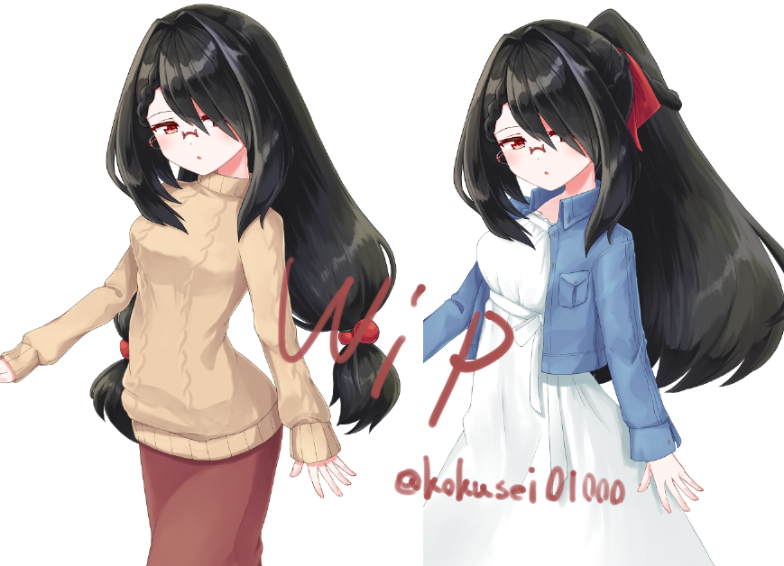 wip 着せ替え楽しくなってきた 