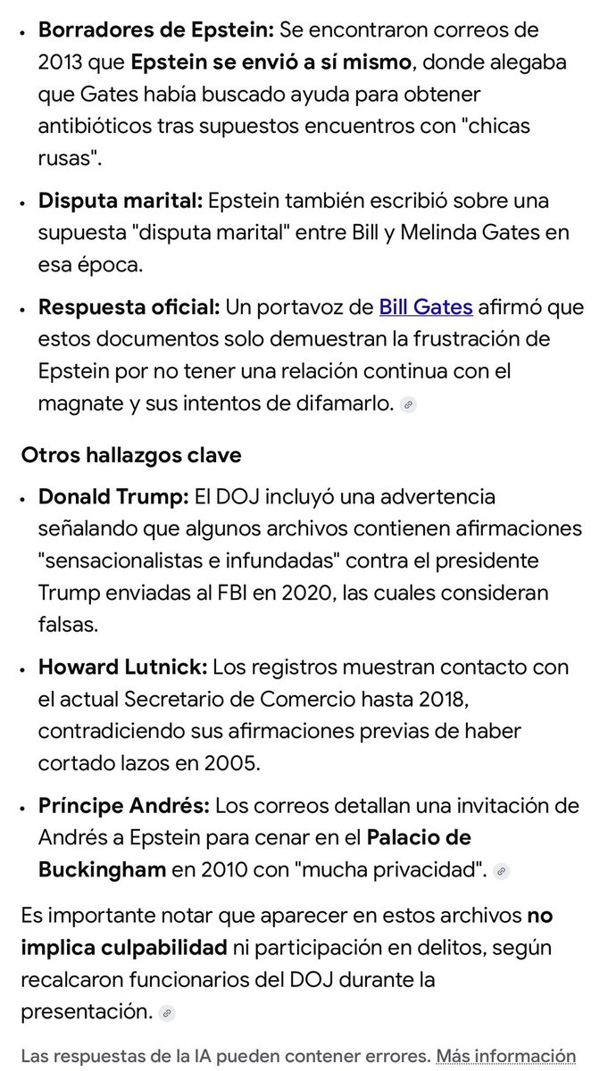 <a href="/dw_espanol/">DW Español</a> «Borradores de Epstein: Se encontraron correos que se envió a sí mismo, donde alegaba que Bill Gates había buscado ayuda para obtener antibióticos tras encuentros con "chicas rusas".»
👉Cómo funciona un buzón muerto  y por qué lo usan espías y delincuentes
andro4all.com/aplicaciones-g…