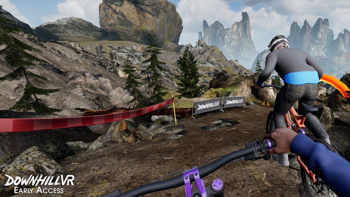 See an opening? Commit, overtake and take the lead! 🚵🚴

#DownhillVR #VirtualReality #MountainBiking #ScreenshotSaturday #VRGaming