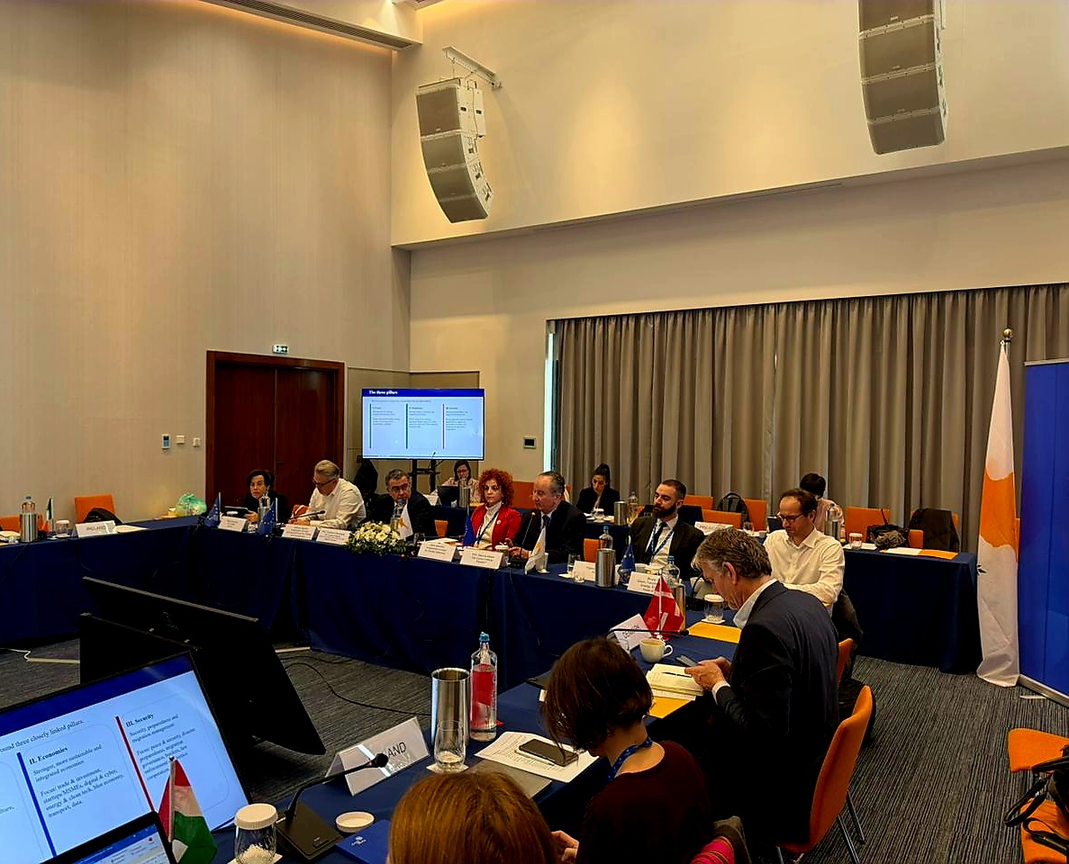 eapeyitou's tweet photo. Thanking all EU #climate Ambassadors and colleagues for a full &amp; immersive two day meeting in #Larnaca, in the framework the Cyprus Presidency. The EU's leadership &amp; commitment in tackling the triple planetary crisis of climate change, pollution &amp; biodiversity loss is unwavering. https://t.co/UBhc2iSVXT