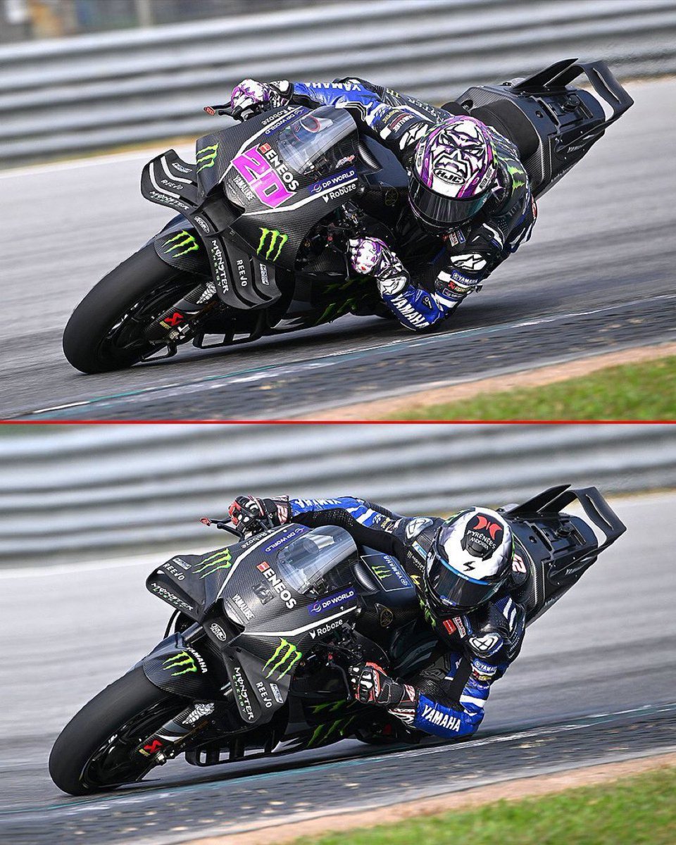 ElBdMotorsport's tweet photo. Gran novedad en la Yamaha V4. Nuevo carenado, muy muy Ducati! #MotoGP #SepangShakedown #ShakedownTest https://t.co/LI2LgnlCkY