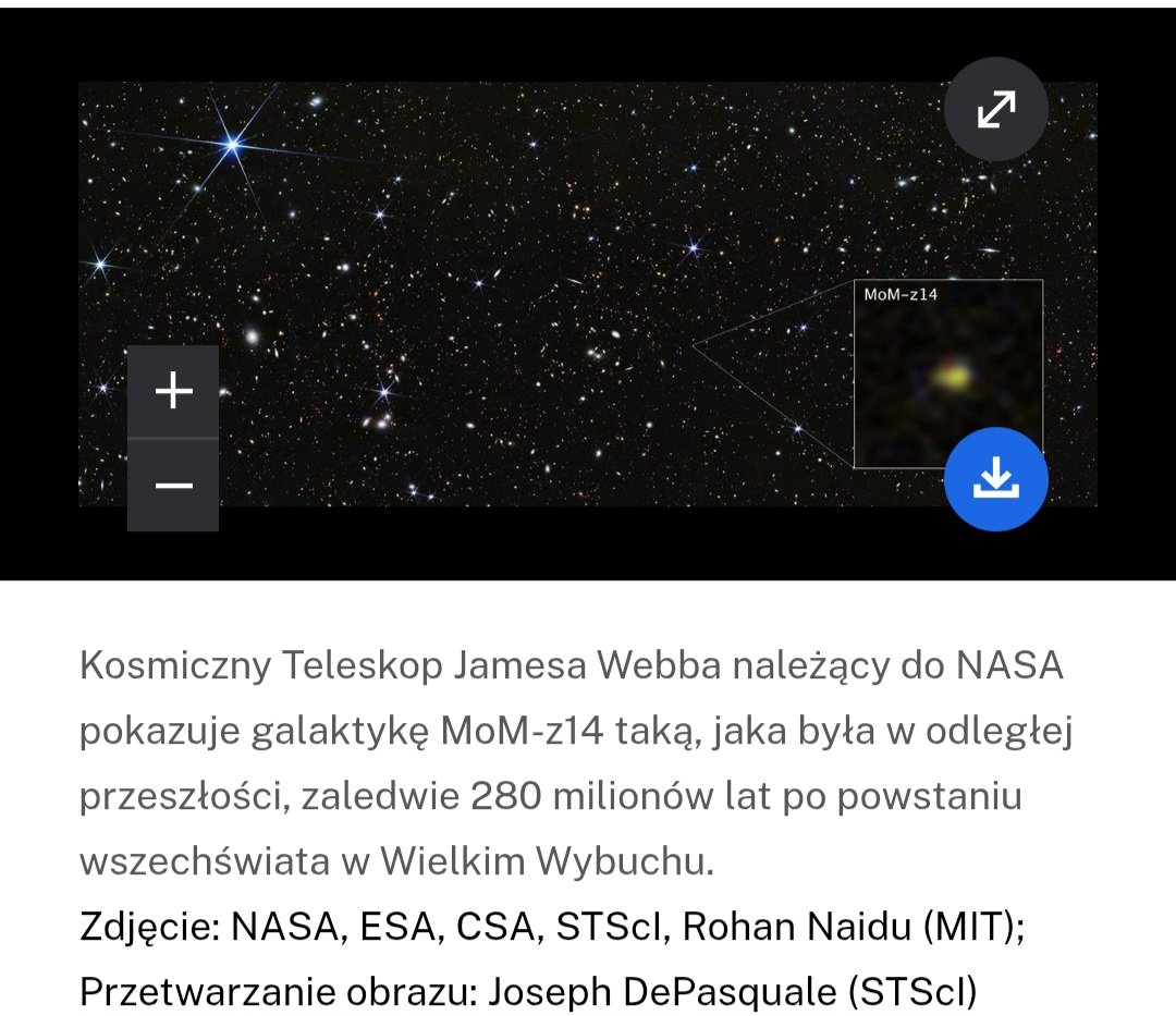 NASA Webb przesuwa granice obserwowalnego wszechświata bliżej Wielkiego Wybuchu, pokazuje galaktykę 280 mln lat świetlnych po Wielkim Wybuchu.