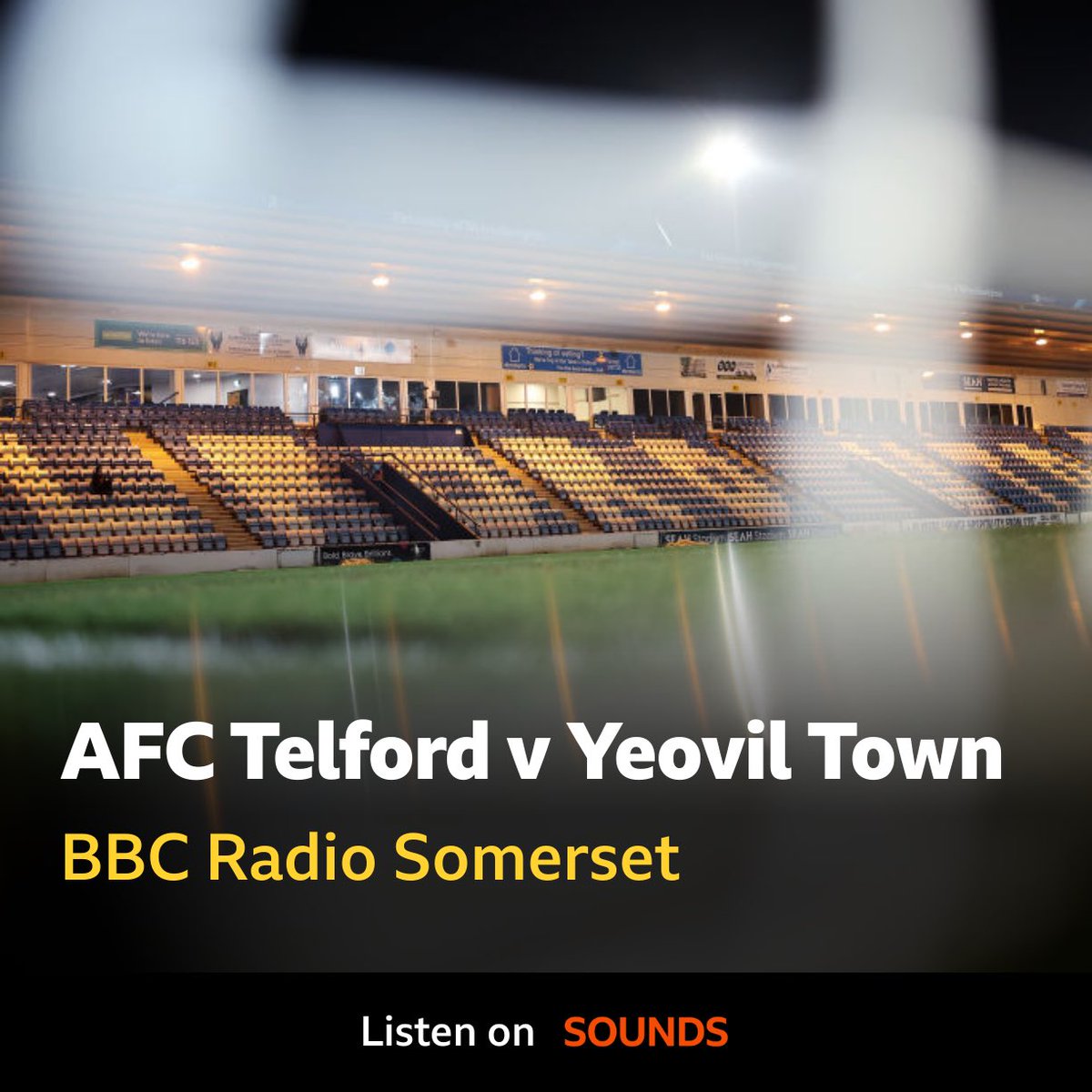 bbcbristolsport's tweet photo. ⚽️ AFC Telford 🆚 Yeovil Town

🎙️ Commentary from 3pm with Jack Killah &amp; Adam Davis @jackkillah @AWDavis_ 

📻 @bbcsomerset 95.5FM, DAB, 1566mw
🔈 @BBCSounds 
📺 Freeview 714 https://t.co/omSX2UAUNl