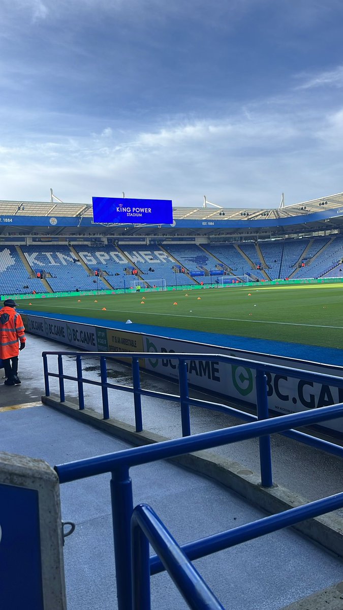 CAStrust's tweet photo. Addicks over land and sea and Leicester #ManyMiles #cafc https://t.co/bsR14HftzP