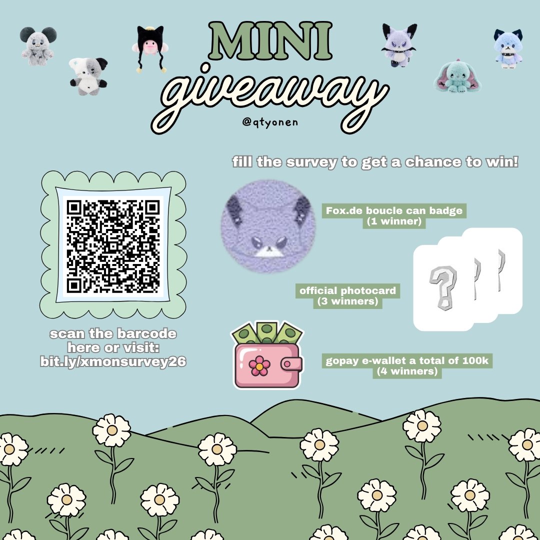 qtyonen's tweet photo. mini giveaway!! ⭐ (ina only)

bagi kamu yg familiar dengan xdinary heroes &amp; xdinary monsters, boleh dong isi surveynya kk :D

rules (so ez):
🥁 isi survey ➡ https://t.co/UF8CSIVmjl
🥁 retweet :3

(buat GA jangan lupa taro usn di akhir form yaa!)

thank you! 😁🤧 https://t.co/i6NMmTsTZq