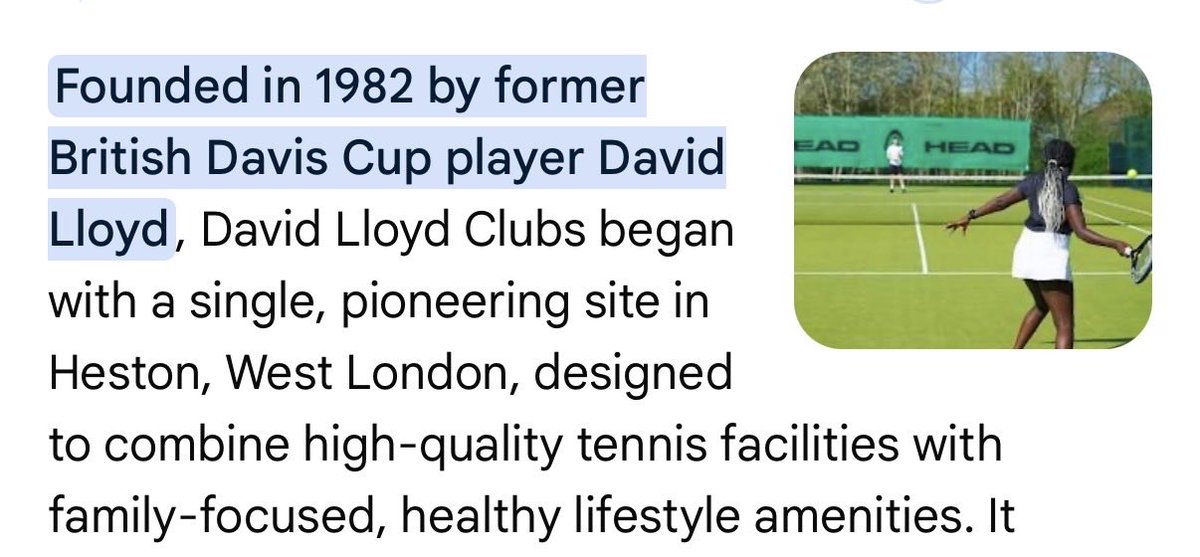You know David Lloyd has lost its identity when you can’t even buy a tennis grip. 

Shambles.