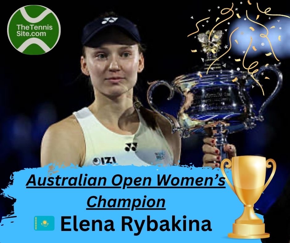 Congratulations Elena Rybakina.