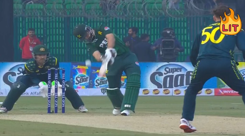 JagDesh54's tweet photo. Salman Ali Agha looks a completely different player batting at 3 🔥🔥🔥

#PAKvAUS https://t.co/fYX0pxlXa2