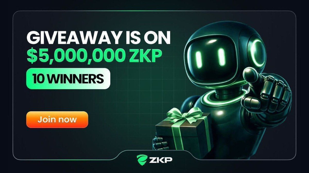 🚀 Win Big with #ZeroKnowledgeProof Staggering 5 Million USD #Giveaway 🚀

🔥GIVEAWAY 🔥- zkp.com/giveaway

✅RT this POST
✅Complete tasks!
✅Follow and like our page!

🌐Presale: zkp.com
🌐IG:  instagram.com/zkp_official/
🌐Telegram: t.me/ZKPofficial